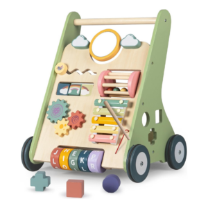 Alternative view of Wooden Baby Walker for 1 Year Old Montessori Push Toy and Activity