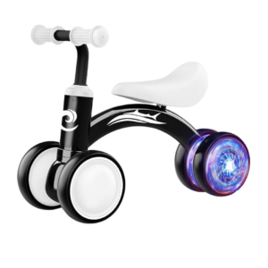 Alternative view of Light-Up Baby Balance Bike for 10-36 Months with Soft Seat & 4 Wheels