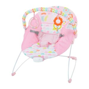 Alternative view of Foldable Baby Bouncer with Deep Supportive Seat, Vibration, and 2 Toys